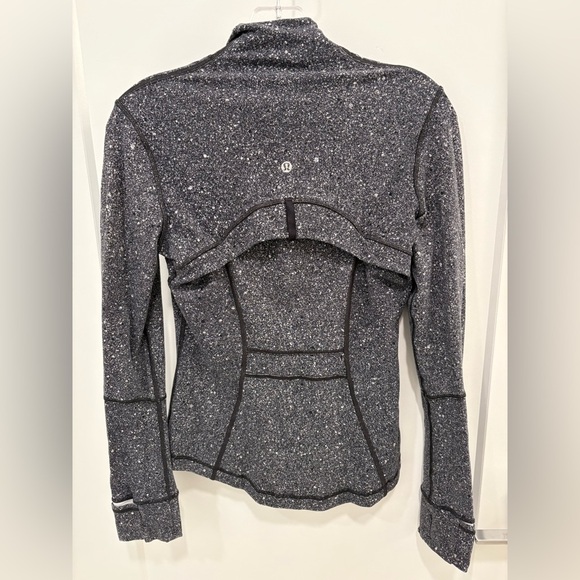 Lululemon Define Jacket Luminesce Splatter White Black Size 4 - Picture 9 of 16